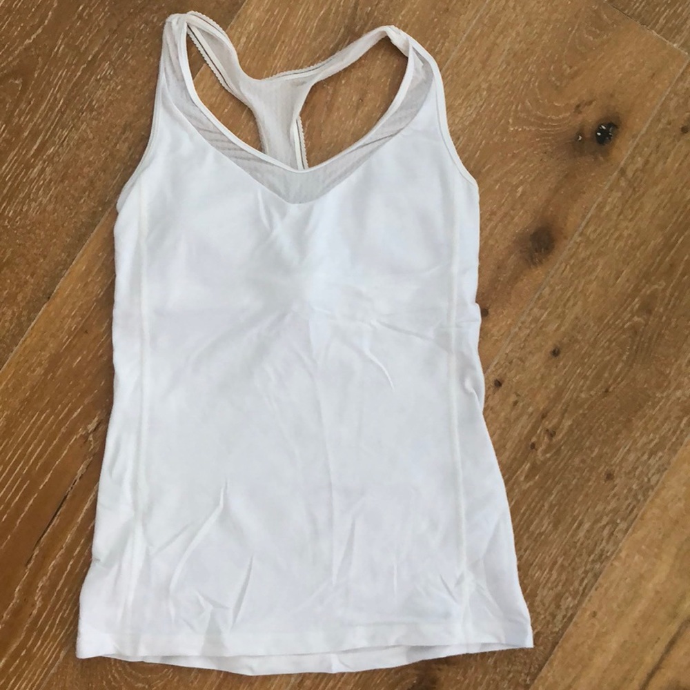 White Lululemon Tank Top